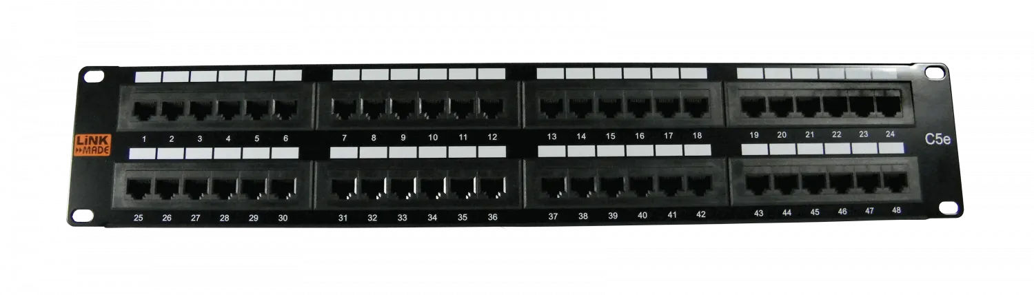 Patch Panel utp 2U 48-RJ45 Cat5e  UL Certific 1