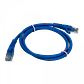 Cable Patch 1mt Cat5e Azul LSZH Inyectado Multifilar - Miniatura 1