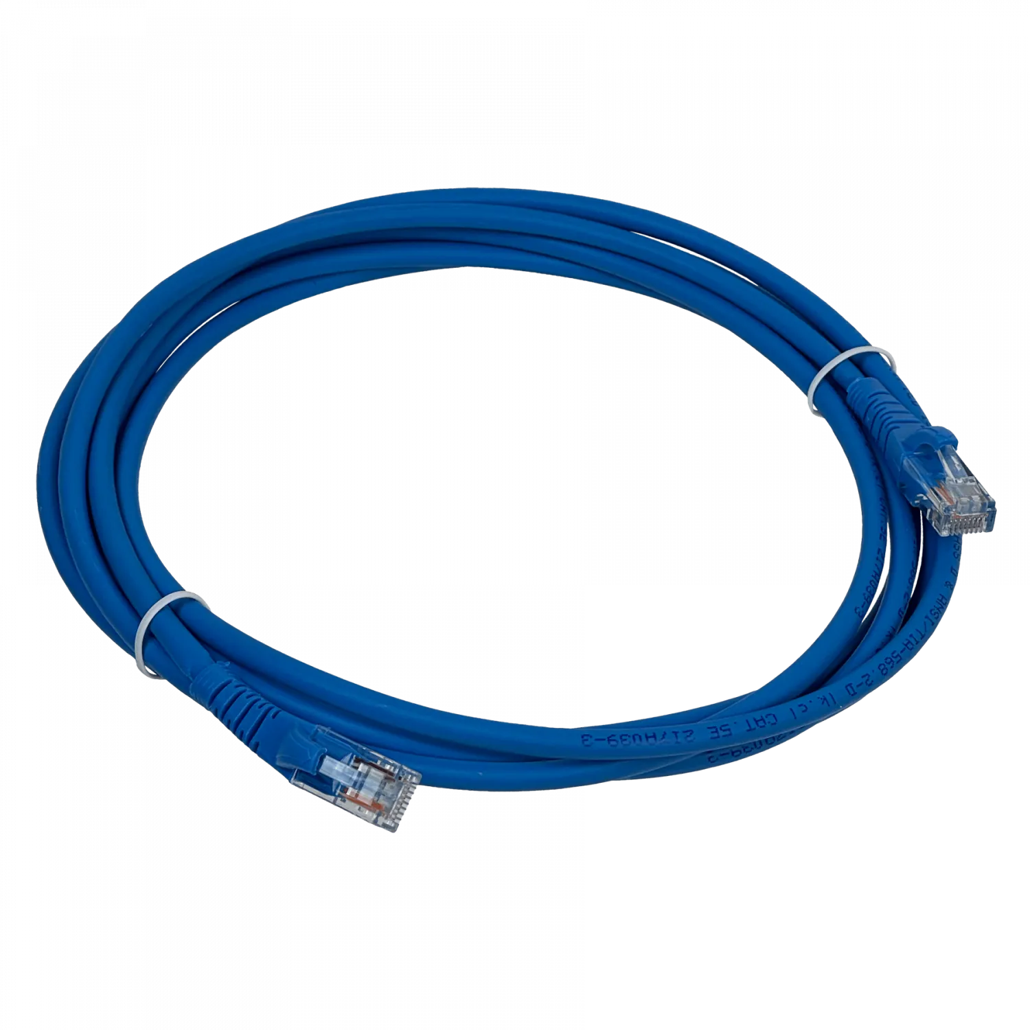 Cable Patch 3mt Cat5e Azul LSZH Inyectado Multifilar 1