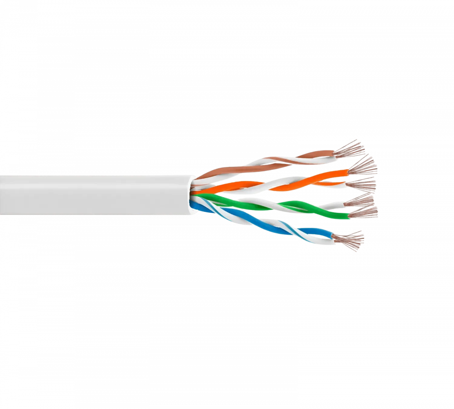 Cable Patch 10mt Cat5e Gris LSZH Inyectado Multifilar 1