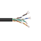 Cable Patch 1mt Cat6 Negro LSZH Inyectado Multifilar - Miniatura 1