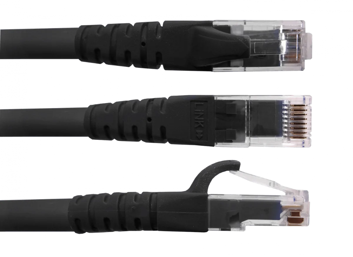 Cable Patch 5mt Cat6 Negro LSZH Inyectado Multifilar 1