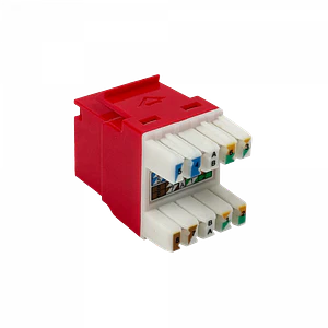 Punch Keystone Hembra RJ45  Rojo Cat6 UTP Multilan Furukawa