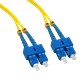 Jumper Cable Fibra  5mt SC-SC MonoModo SM Duplex  3.0mm 9/125 - Miniatura 1