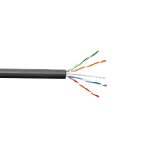 Cable UTP Unifilar Aleacion caja100m CCA Cat5e Negro