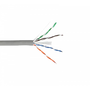 Cable UTP Gris Cat6 100mt Unifilar PVC Cobre Taiwan