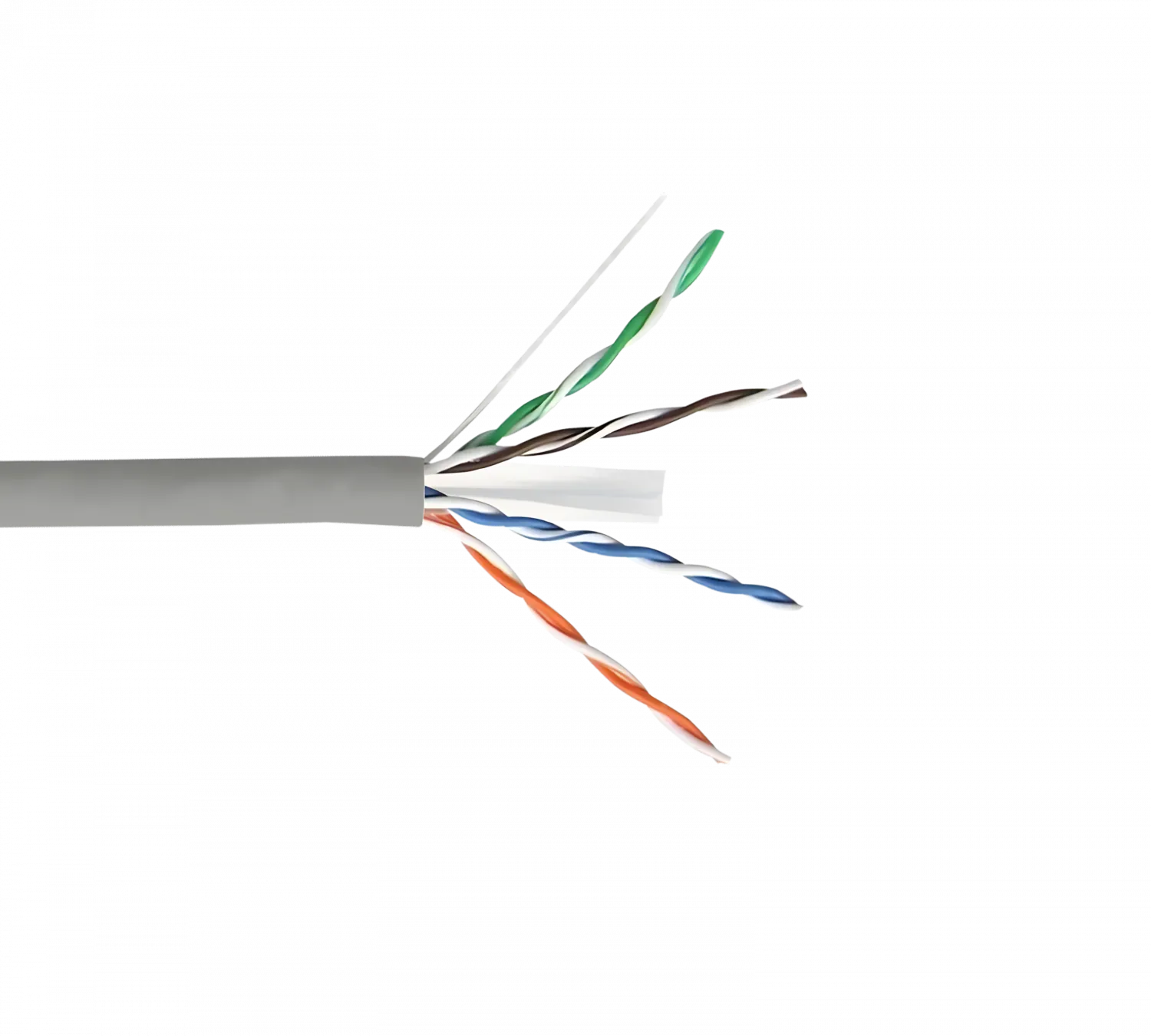 Cable UTP Gris Cat6 100mt Unifilar PVC Cobre Taiwan 1