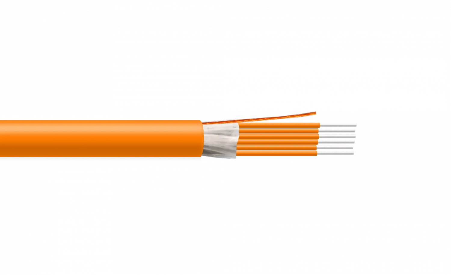 6-Fibras OM1 Cable 8-9mm Interior 1-mt LSZH Tight Buffer MM 62,5/125um 1
