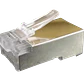 Conector RJ45 Metalico 10-unids p/Uniifilar Cat5e FTP STP  - Miniatura 1