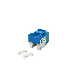 Conector Punchable  Keystone  Hembra RJ45 Azul Cat5E U/UTP 