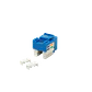 Conector Punchable  Keystone  Hembra RJ45 Azul Cat5E U/UTP  - Miniatura 1