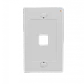 Faceplate Blanco 1-Keystone Vertical 70x114mm - Miniatura 1