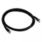Cable Patch 3mt Cat5e Negro LSZH Inyectado Multifilar - Miniatura 1