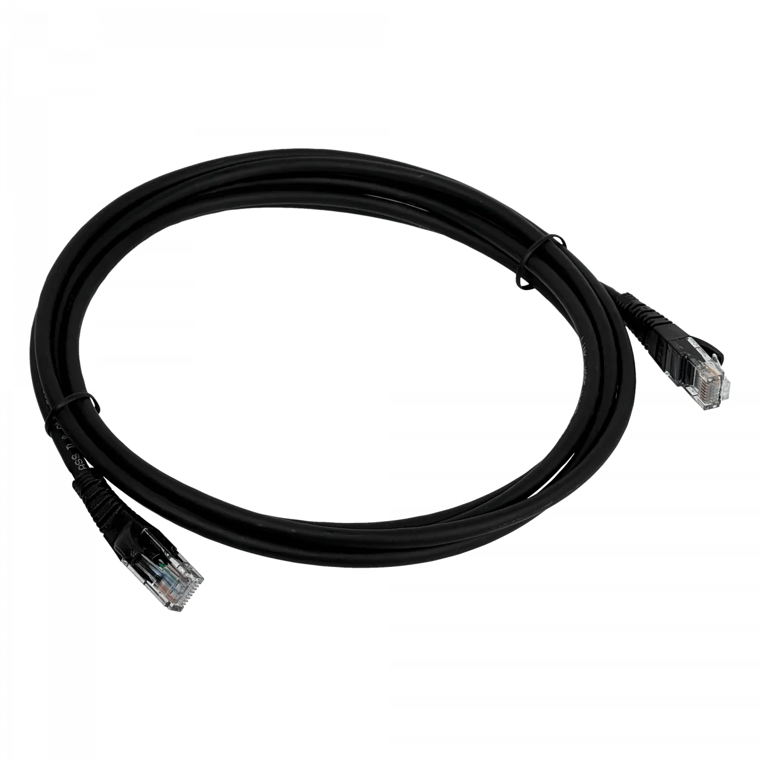 Cable Patch 3mt Cat5e Negro LSZH Inyectado Multifilar 1