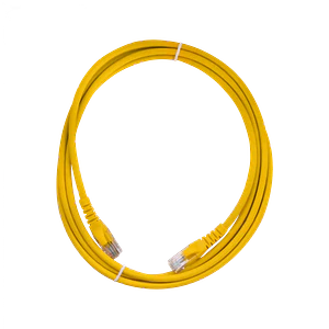 Cable Patch 2mt Cat6 Amarillo LSZH Inyectado Multifilar