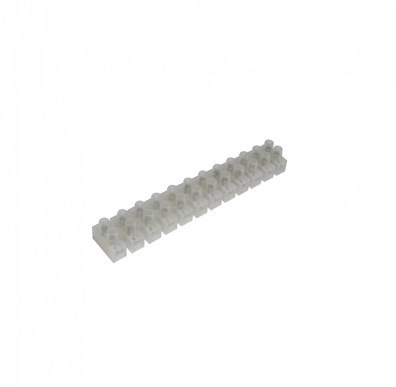 Regleta-Tornillos 3-Ampere 0,75mm2 12-Pares  380V 3A-Max 90x10x11mm 1