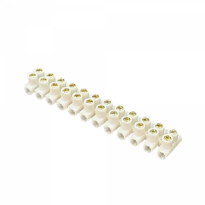 Regleta-Tornillos 16-Ampere 12mm2 12-Pares  380V 16A-Max 122x22x14mm