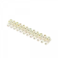 Regleta-Tornillos 16-Ampere 12mm2 12-Pares  380V 16A-Max 122x22x14mm - Miniatura 1