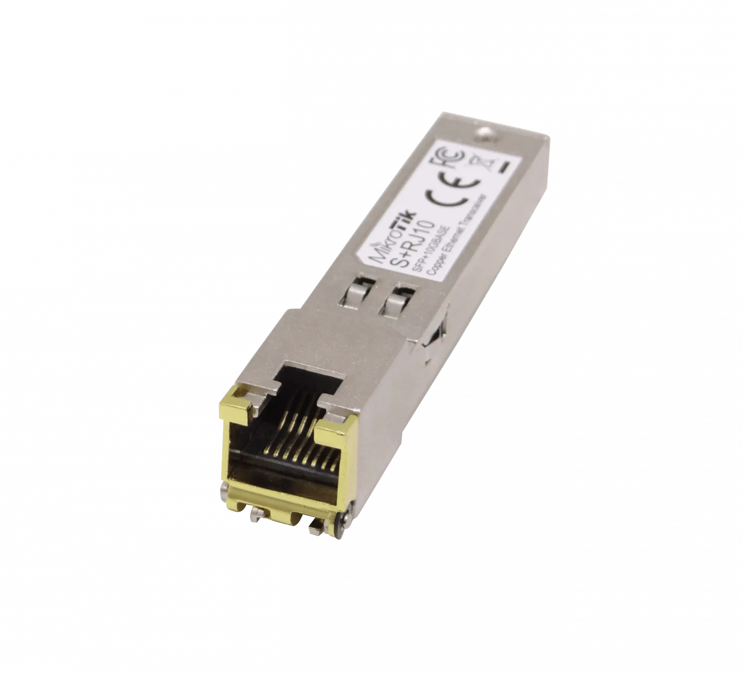Módulo SFP+ 10G, MikroTik S+RJ10, 10/100/1000/2500/5000/10G, RJ45, Cobre 1