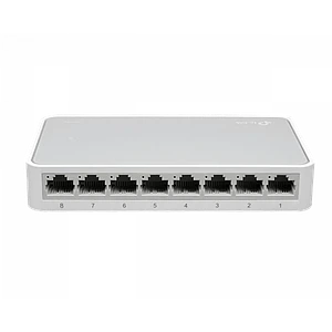 Switch TP-LINK TL-SF1008D 8 Puertos 10/100Mbps, Fanless, Auto MDI/MDIX, Plug and Play, No Administra