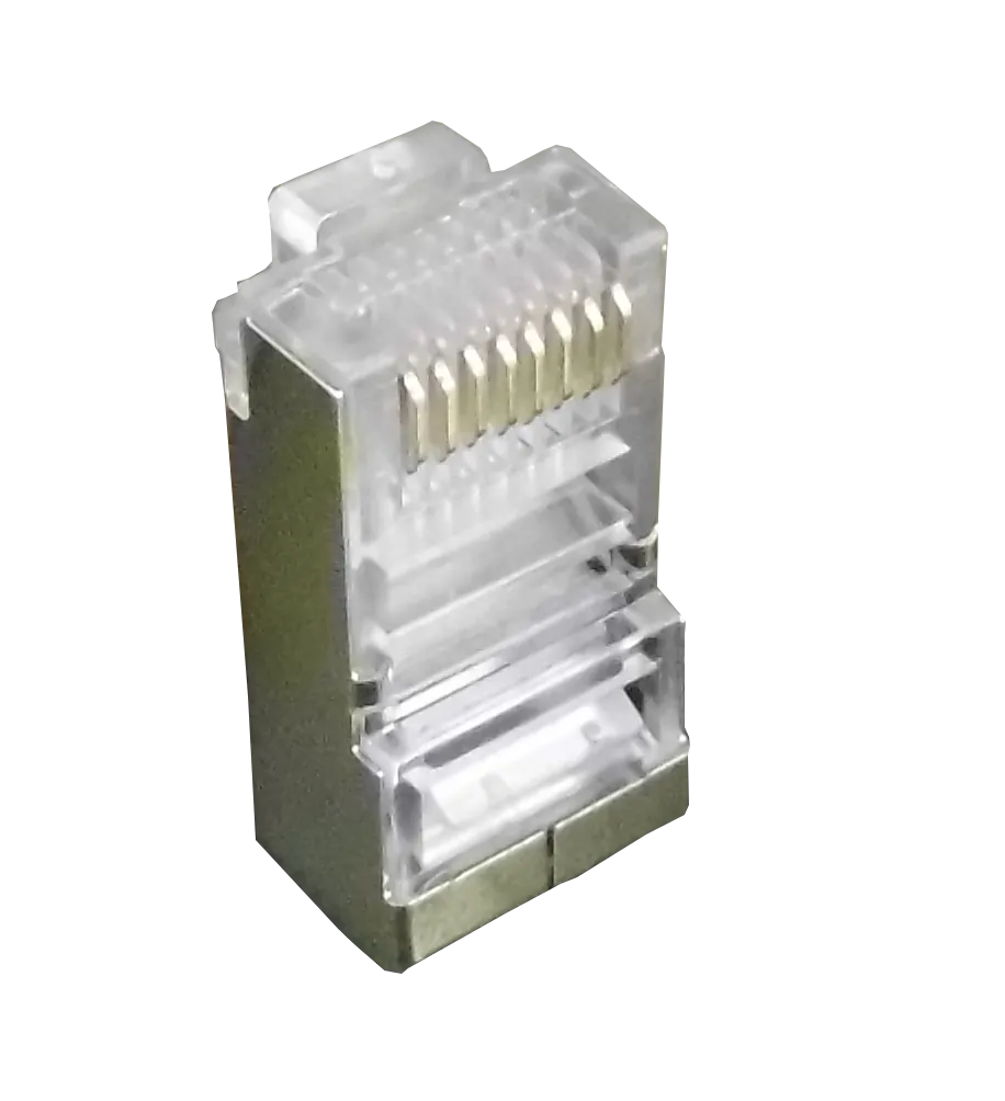 Conector RJ45 Metálico para Cat5E FTP/STP, 100 Unidades 1