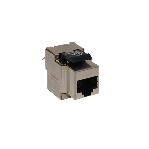 Keystone Blindado  Plata Cat6 STP FTP Punchable RJ45