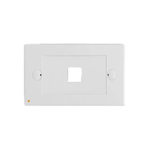 Faceplate 70x114mm Blanco 1-Keystone Horizontal 