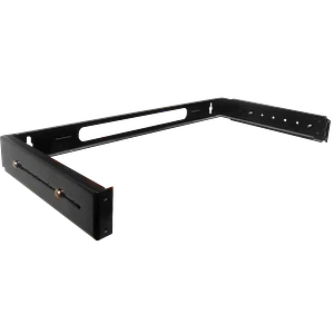 Bracket Mural Abierto 1U Ajustable con Bisagra para Rack