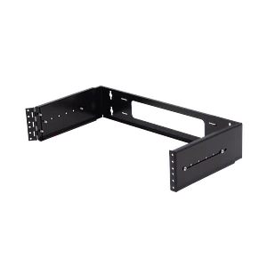 Bracket Mural Abierto 2U Ajustable con Bisagra para Rack