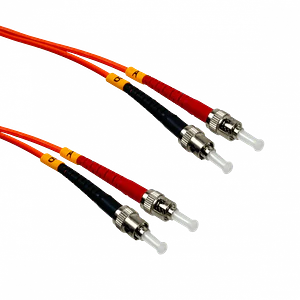 Jumper Fibra  1mt ST-ST OM1 Multimodo MM Duplex  62.5/125um LSZH