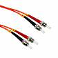 Jumper Fibra  1mt ST-ST OM1 Multimodo MM Duplex  62.5/125um LSZH - Miniatura 1