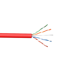 Caja Cable  Cat5e UTP Rojo 305mt Unifilar Cobre