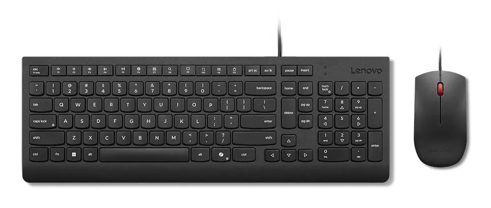 Combo Teclado y Mouse USB Lenovo Essential Wired 1600 DPI 4X31R64424 1
