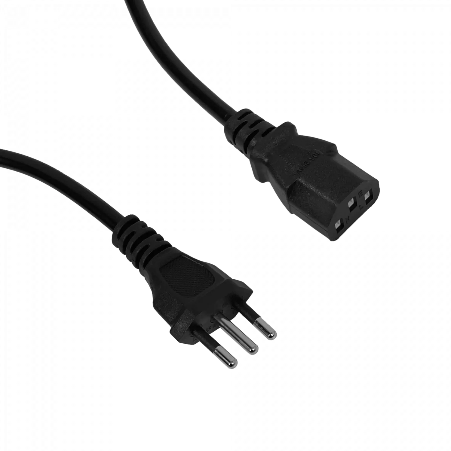 Cable 1,8mt 3x0,75mm2 Chile-C13 6A Cable Poder CEI23-16-VII 180cm Aleacion 1