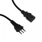 Cable 1,8mt 3x0,75mm2 Chile-C13 6A Cable Poder CEI23-16-VII 180cm Aleacion - Miniatura 1