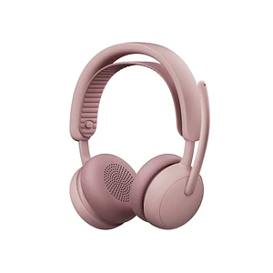 Audífonos Logitech Zone Wireless Bluetooth Rose con Diseño Elegante para Oficina y Trabajo Híbrido