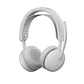 Audífonos Logitech Zone Wireless Bluetooth Off-White con Diseño Premium para Oficina y Videollamadas - Miniatura 1