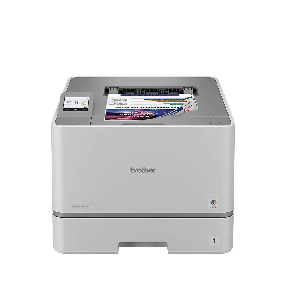 Impresora Láser Color Brother HL-L8570CDW WiFi Dúplex 31ppm Oficina Alto Volumen 1