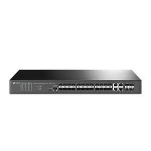 Switch TP-Link TL-SG3428XF L2+ Gestionado 24 SFP + 4 SFP+ 10G Montaje en Rack 1U Negro