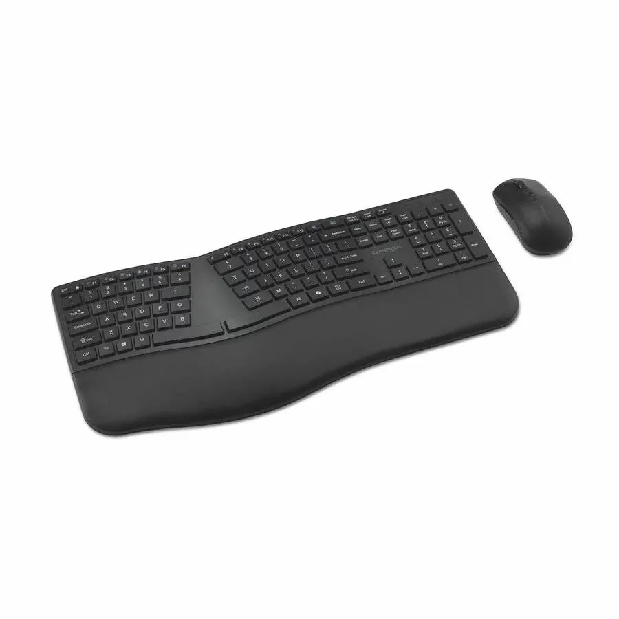 Kit de Teclado y Mouse Inalámbricos Kensington Pro Fit Ergo KM680, 2.4GHz, BT, Dist. Español 1