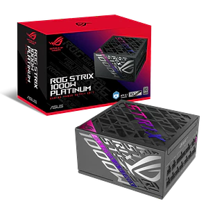 Fuente de Poder ASUS ROG Strix 1000W Platinum, Full Modular, ATX 3.1, 80 Plus Platinum