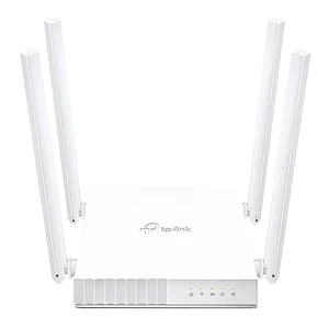 Router TP-Link Archer C24 - Wi-Fi Doble Banda AC750, 4 Antenas, 3 en 1, Blanco