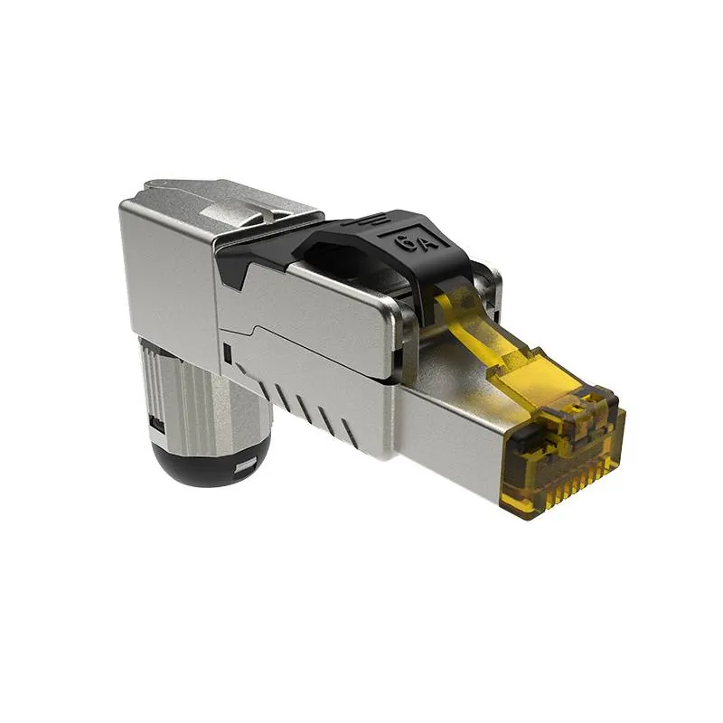 Conector RJ45 Nexxt XGiga NXM-STS01 Cat6A Blindado 90° Alto Rendimiento Red 1