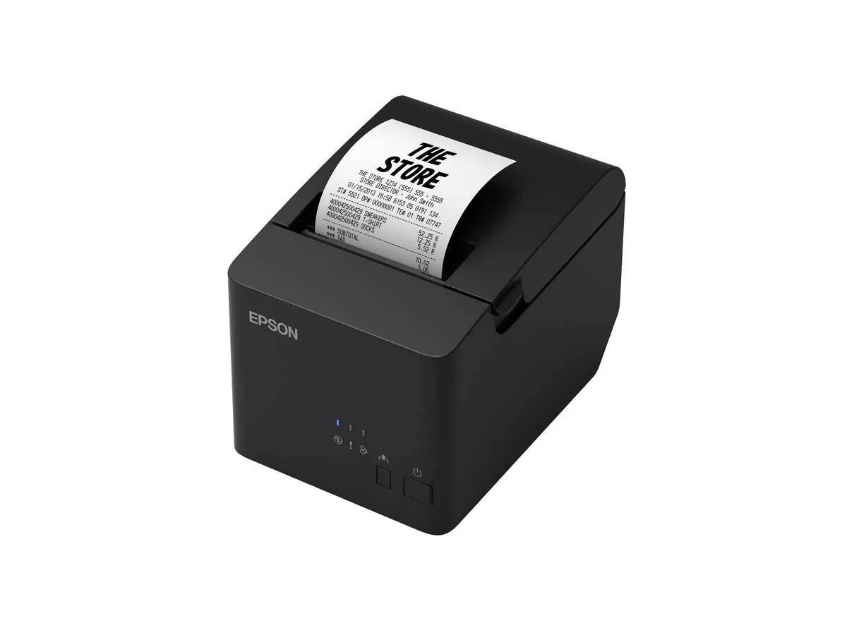 Impresora Térmica de Recibo Epson TM-T20IVL-002, Monocromática, USB + Ethernet  1