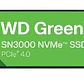 Unidad SSD Western Digital WD Green SN3000 2TB NVMe PCIe 4.0 M.2 2280 para Laptop y PC - Miniatura 1