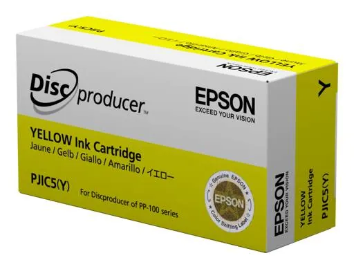 Cartucho de Tinta Epson PJIC7 Yellow C13S020692 Original para Impresiones Brillantes y Nítidas 1