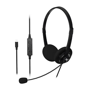 Audifonos con Micrófono para Videoconferencia Xtech XTH-245, Conexión USB, Micrófono ENC, Negro