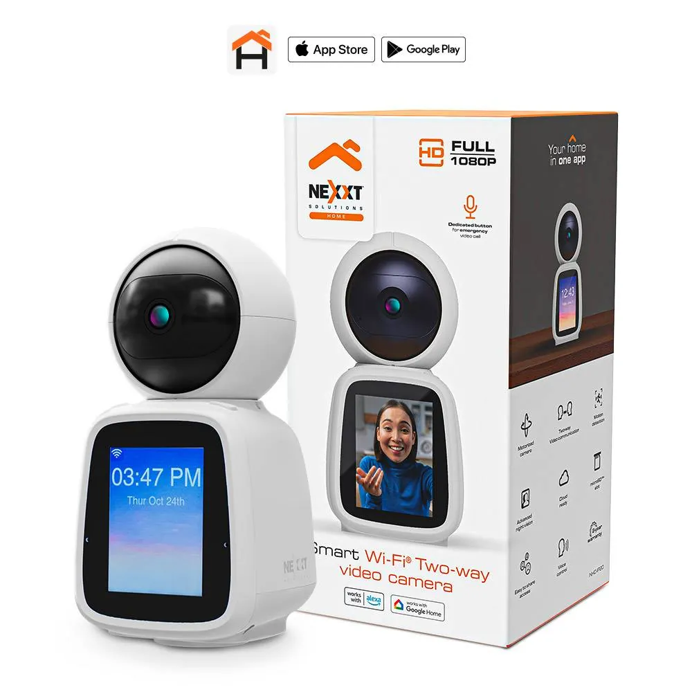 Camara Inteligente WiFi PTZ 2 Vias 1080p Nexxt Solutions NHC-IP20  1