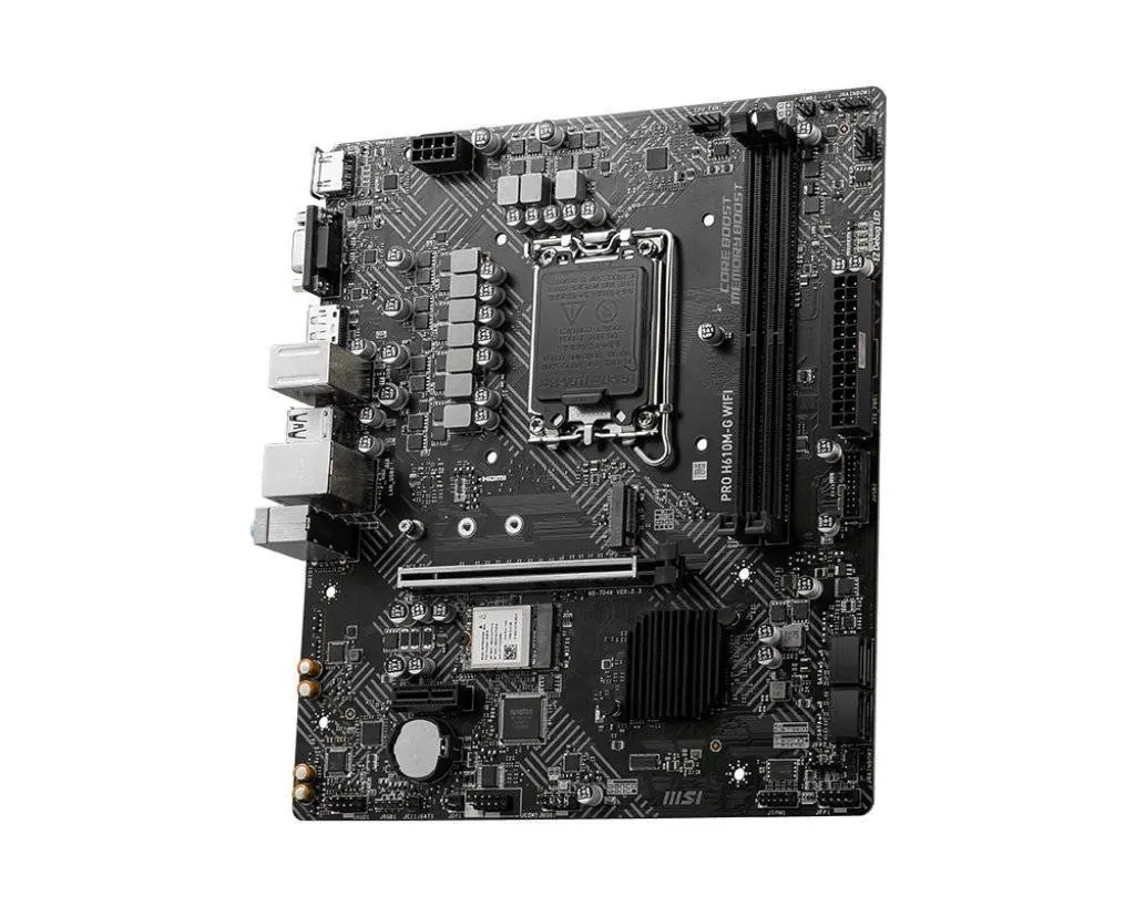 Placa Madre MSI PRO H610M-G WiFi DDR5, LGA 1700, 2x DDR5, HDMI, DP, Wi-Fi 6E, m-ATX (BULK) 1