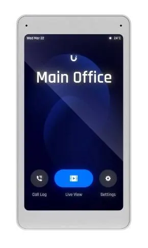 Pantalla Táctil de 5 Pulgadas para Control de Acceso y Monitoreo, Ubiquiti Access Intercom Viewer 1